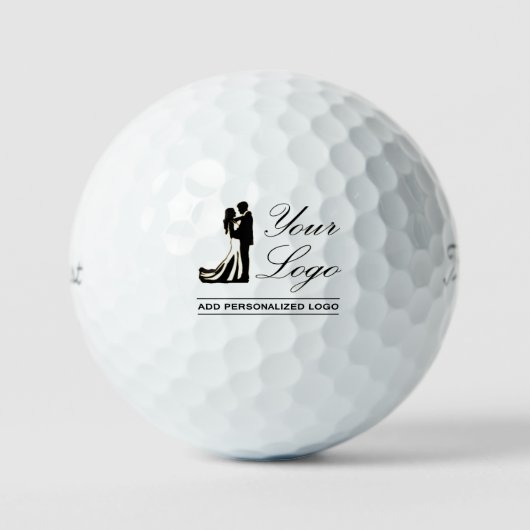 Personalisierte Idee für Hochzeiten Golfball (Vorderseite)