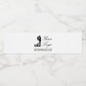 Personalisierte Idee für Hochzeiten Wasserflaschenetikett (Einzelnes Label)