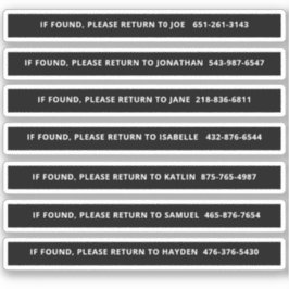 Personalisierte Identifizierung des Pickleball-Pad Aufkleber