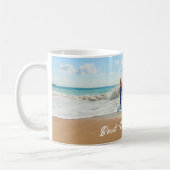 Personalisierte Ihres Fotos Kaffee Tasse und Text (Links)