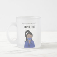 Personalisierte Illustration Danke, Nurse