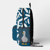 Personalisierte Illustration mit Feathers Bedruckter Rucksack (Rechts)