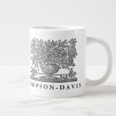 Personalisierte Illustration mit Greifen Jumbo-Tasse (Rechts)