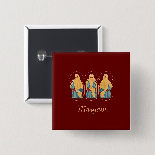 Personalisierte Illustrationstaste Button (Vorne & Hinten)