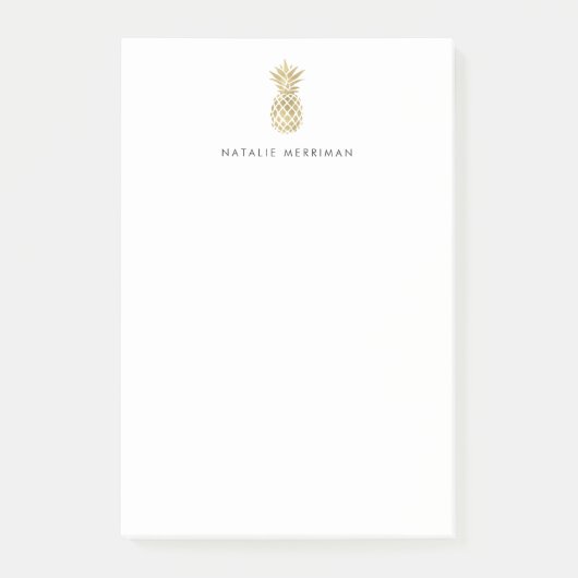 Personalisierte Imitate Ananas Post-it Klebezettel (Vorderseite)