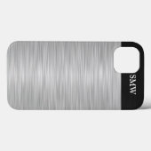 Personalisierte Imitate aus rostfreiem Stahl und s Case-Mate iPhone Hülle (Rückseite (Horizontal))