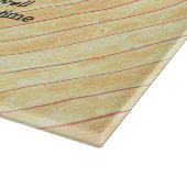Personalisierte Imitate Gold Wood Special Mother Schneidebrett (Ecke)