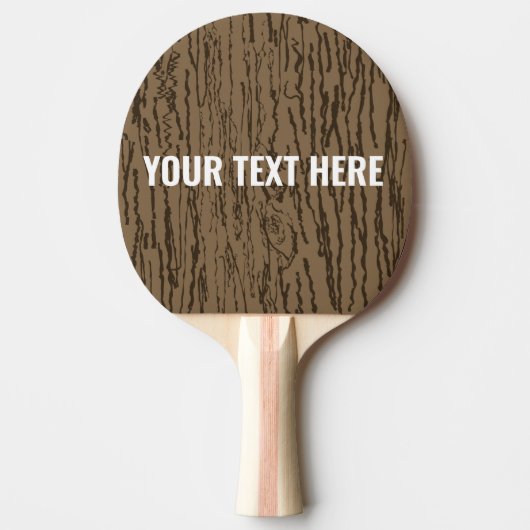 PERSONALISIERTE IMITATE HOLZPONG PADDLES TISCHTENNIS SCHLÄGER (Vorderseite)