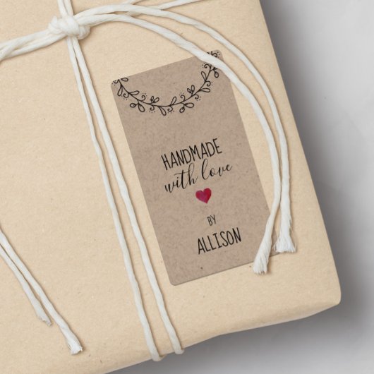 Personalisierte Imitate Kraft Look Handmade Liebe