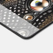 Personalisierte Imitate Leather Kristall Schreibtischunterlage (Ecke)