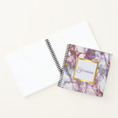 Personalisierte Imitate Marble Sketchbook Notizblock (Innenseite)