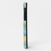 Personalisierte Imitate Opal Stone und Gold Case-Mate iPhone Hülle (Hinten/Links)