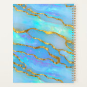 Personalisierte Imitate Opal Stone und Gold Planer (Rückseite)