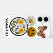 Personalisierte Imitate Patches Trendy Layered Gif Case-Mate iPhone Hülle (Rückseite (Horizontal))