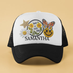 Personalisierte Imitate Patches Trendy Layered Gif Truckerkappe