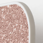 Personalisierte Imitate Rose Gold Glitzer Pickleball Schläger