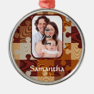 Personalisierte Imitate Silbernes Ornament
