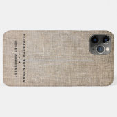 Personalisierte Imitate Tan Linen Case-Mate iPhone Hülle (Rückseite (Horizontal))