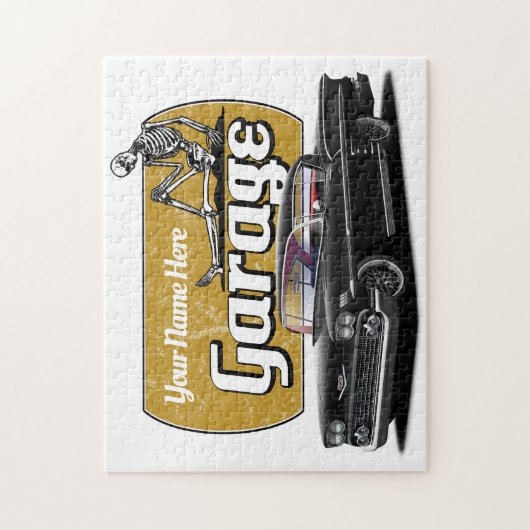 Personalisierte Impala-Garage Puzzle (Vertikal)