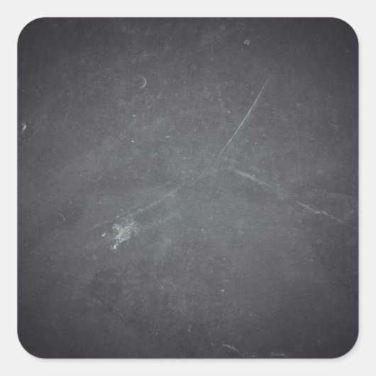 Personalisierte, individuell angepasste schwarze T Quadratischer Aufkleber (Vorderseite)