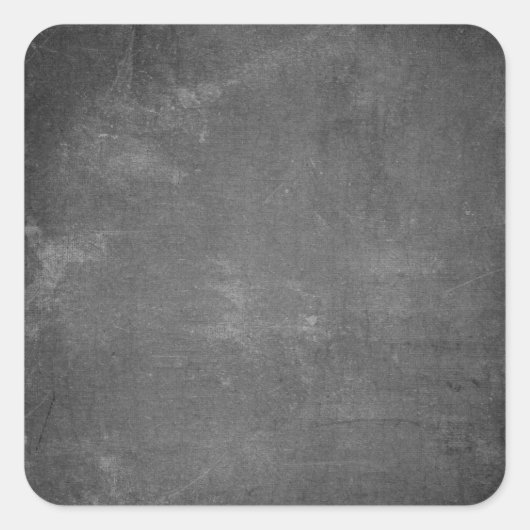 Personalisierte, individuell angepasste schwarze T Quadratischer Aufkleber (Vorderseite)