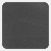 Personalisierte, individuell angepasste schwarze T Quadratischer Aufkleber (Vorderseite)