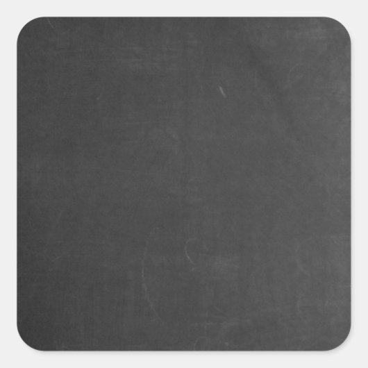 Personalisierte, individuell angepasste schwarze T Quadratischer Aufkleber (Vorderseite)