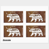 Personalisierte, individuell anpassbare Homebrew-L Rechteckiger Aufkleber (Blatt)