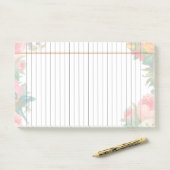 Personalisierte, individuell anpassbare Linde für Post-it Klebezettel (Auf Schreibtisch)