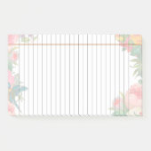 Personalisierte, individuell anpassbare Linde für Post-it Klebezettel (Vorderseite)