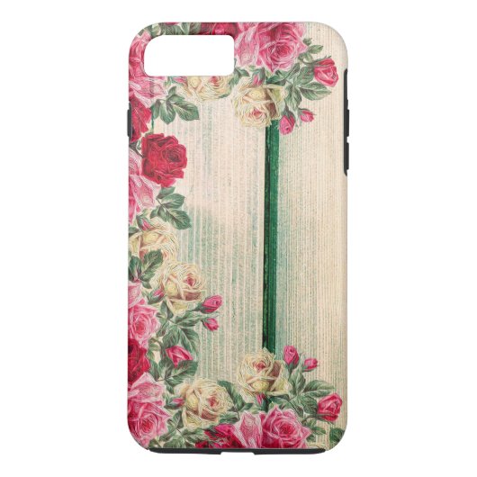 Personalisierte, individuell anpassbare Rosen aus  Case-Mate iPhone Hülle (Rückseite)