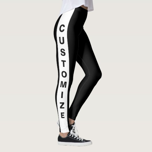 Personalisierte, individuell gefertigte Designerei Leggings (Rechts)