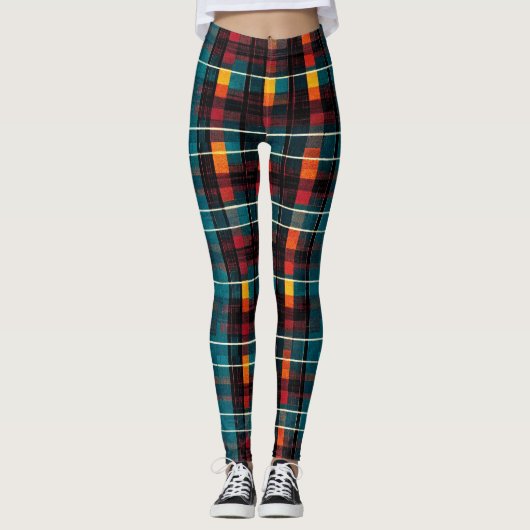 Personalisierte individuelle Leggings mit All-Over (Vorderseite)