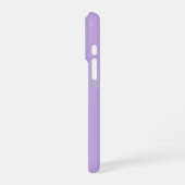 Personalisierte individuelle violette Geschenkidee iPhone Hülle (Linke Seite)