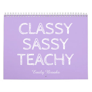 Personalisierte individuelle violette Geschenkidee Kalender