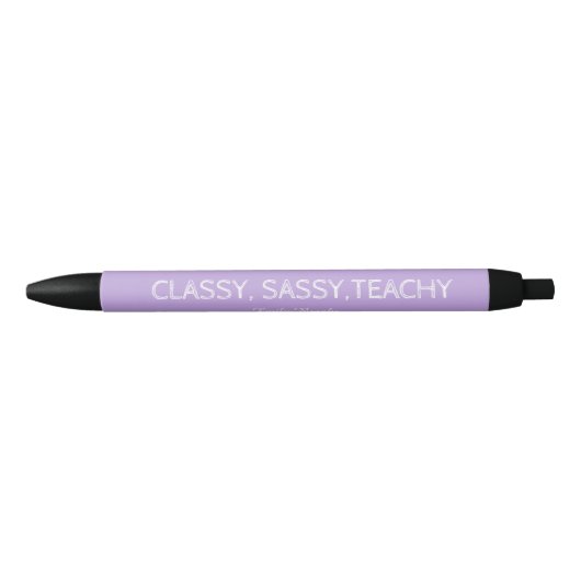 Personalisierte individuelle violette Geschenkidee Kugelschreiber (Vorderseite)