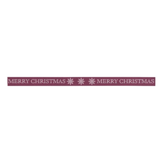 Personalisierte individuelle Weihnachten Ripsband (Vorderseite)