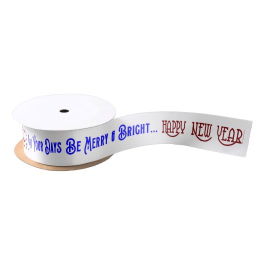 Personalisierte individuelle Weihnachten Satinband (Spule)