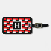 Personalisierte indonesische Flagge - Benutzerdefi Gepäckanhänger (Vorderseite horizontal)