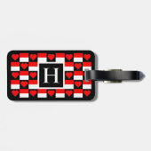 Personalisierte indonesische Flagge - Benutzerdefi Gepäckanhänger (Rückseite horizontal)