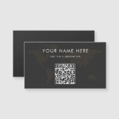 Personalisierte Info-Magnetkarte mit QR-Code Magnetkarte (Vorne/Hinten)
