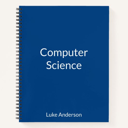 Personalisierte Informatik Notizblock (Vorderseite)