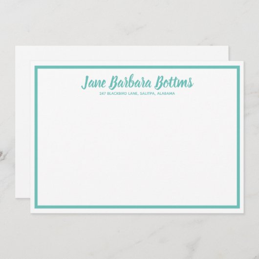 Personalisierte informelle Mitteilungen Einladung (Vorne/Hinten)