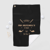Personalisierte Initial-Golfhandtuch - Monogramm-G Golfhandtuch (Insitu)