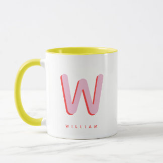 Personalisierte Initiale | Benutzerdefiniertes Nam Tasse