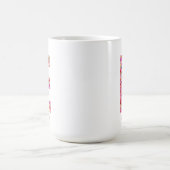 Personalisierte Initiale | Florale Buchstabe E Mon Kaffeetasse (Mittel)