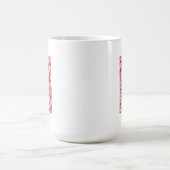 Personalisierte Initiale | Florale Buchstabe H Mon Kaffeetasse (Mittel)