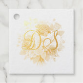 Personalisierte Initialen Geschenkanhänger (Vorderseite)