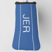 Personalisierte Initialen Mit Monogramm Blue Prote Golf Headcover (Rotieren 90)