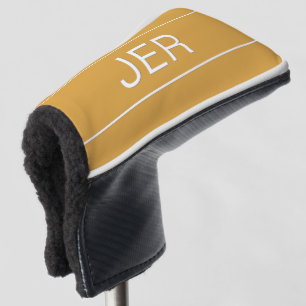Personalisierte Initialen Monogramm Schutz- Golf Headcover